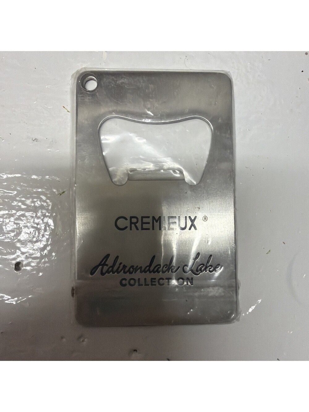 Cremieux Adirondack Lake Metal Bottle Opener Credit Card Sz Wallet Tool New
